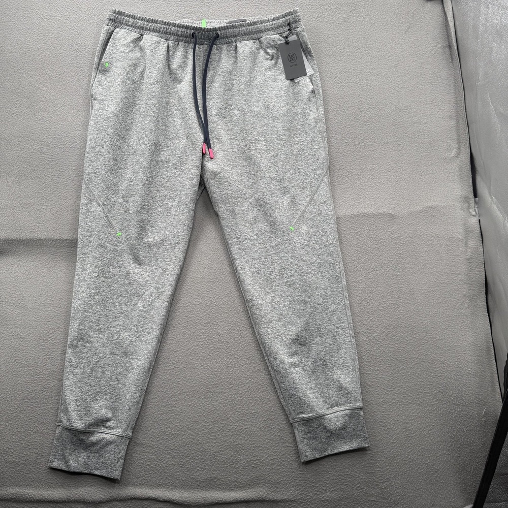 G/FORE Pants Mens XL Gray Joggers Elastic Waist Zip Pocket Athletic Golf‎ OPS
